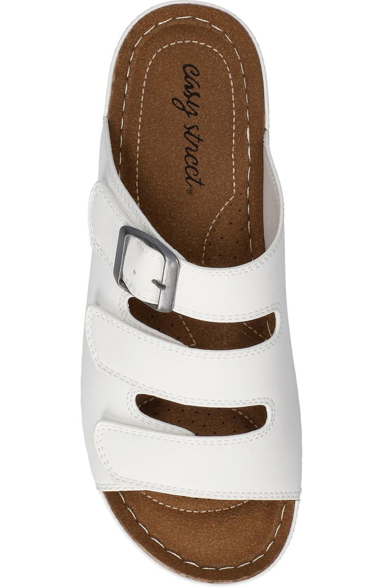 EASY STREET Pinterry Slide Sandal, Alternate, color, White