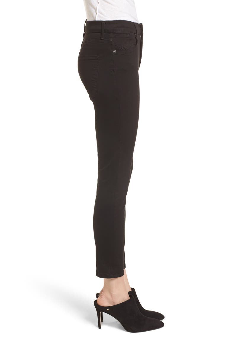 Sophie High Waist Crop Skinny Jeans, Alternate, color, JET