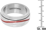STEELTIME Baseball Stitched Band Ring