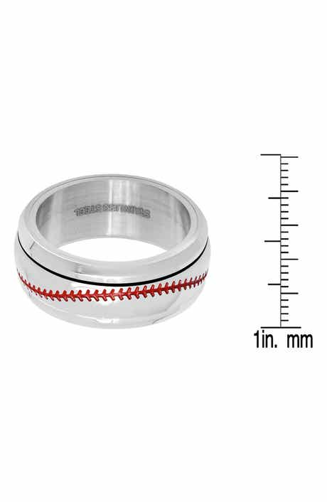 Baseball Stitched Band Ring