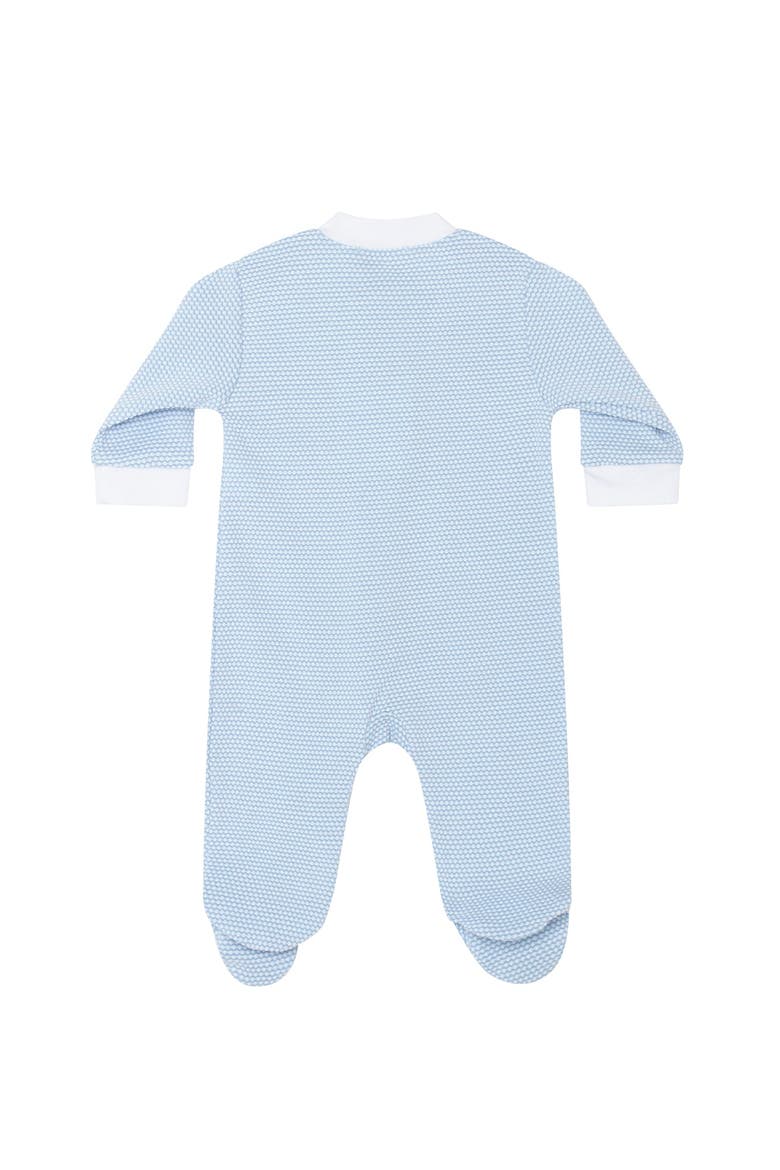 Blue Bubble Zipper Footie - Baby, Alternate, color, Blue