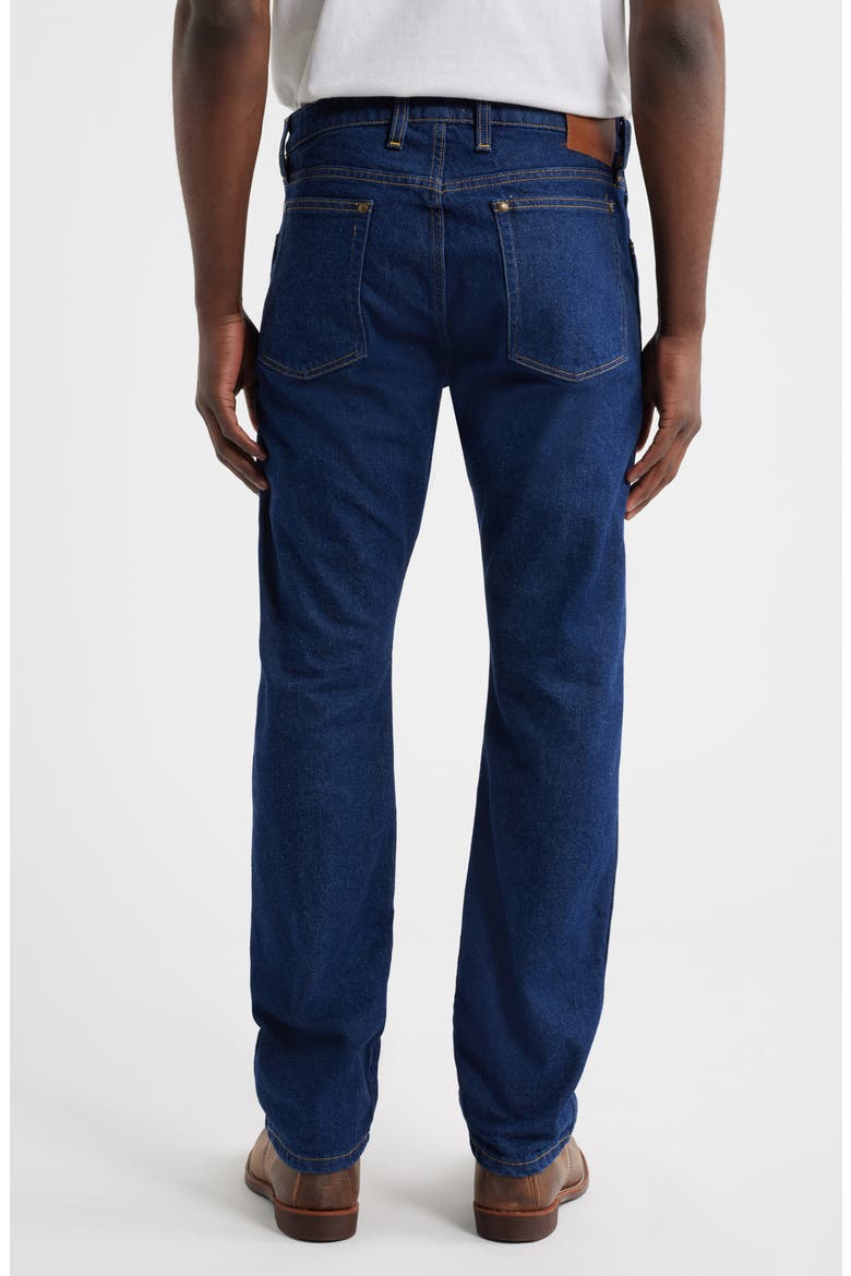 Slim Straight Heritage Denim Jeans, Alternate, color, DARK BLUE