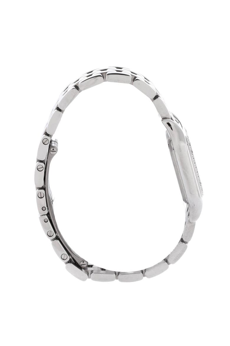 Panthere de Cartier Quartz Watch Stainless Steel with Diamond Bezel 22, Alternate, color, Metallic Silver