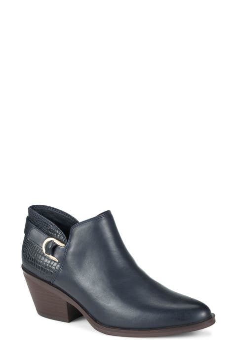 Duala Block Heel Ankle Bootie