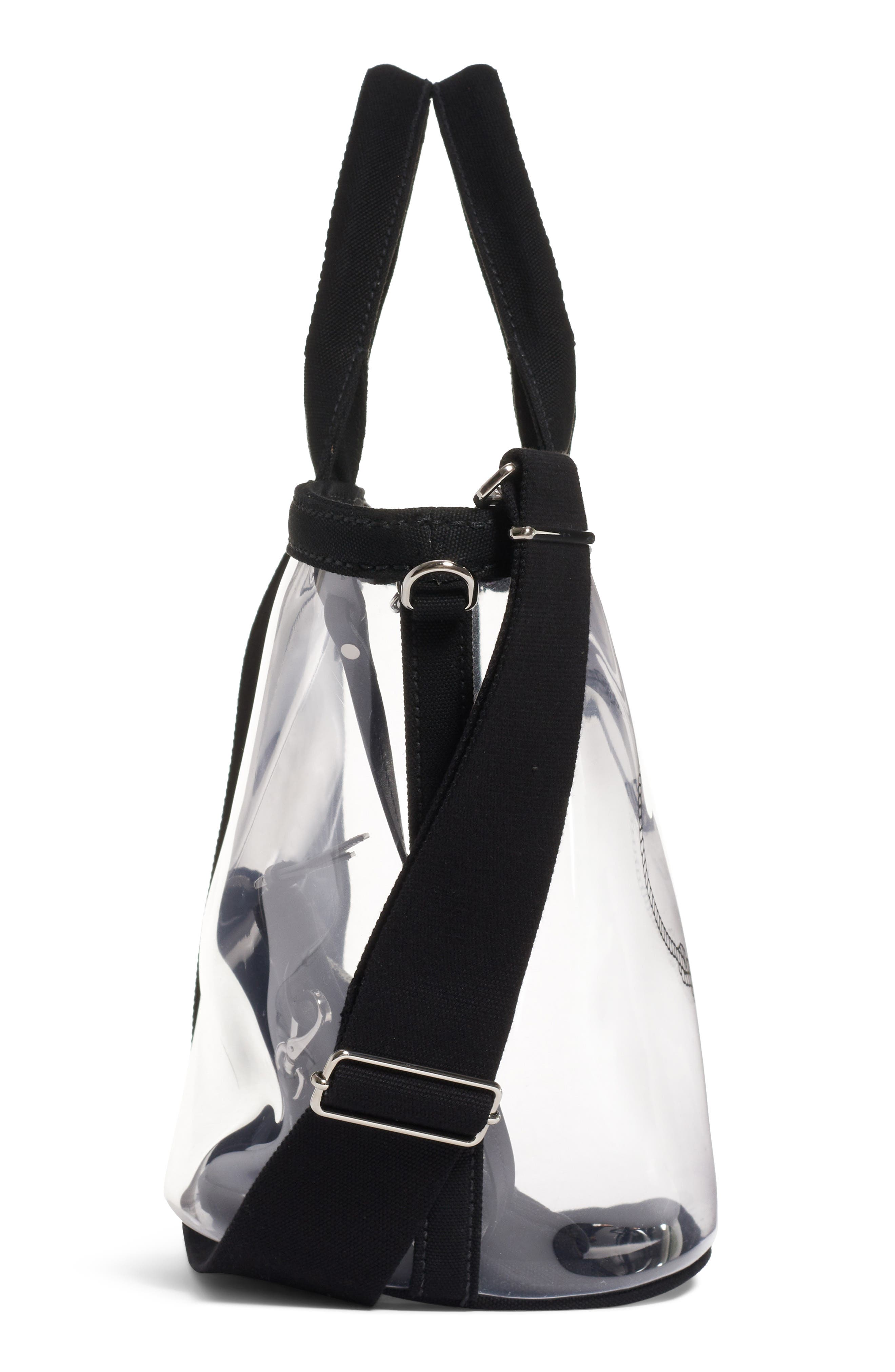 Transparent Tote, Alternate, color, NERO
