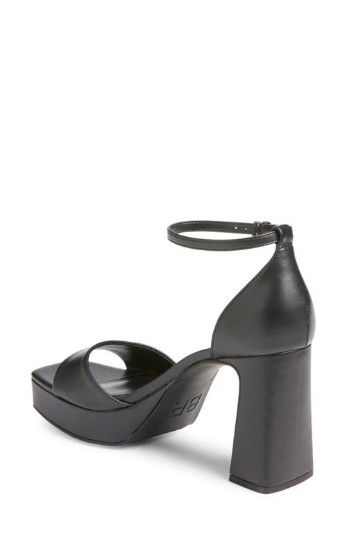Bp. Helix Platform Ankle Strap Sandal In Black