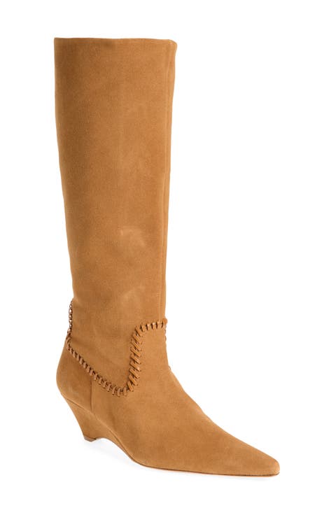 Marta Curved Wedge Boot