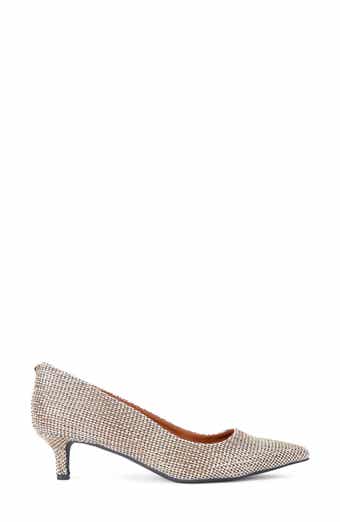 Kurt Geiger London Kensington Flexi Pointed Toe Kitten Heel Pump