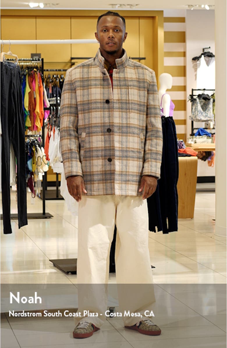 Upton Plaid Car Coat with Removable Bib, sales video thumbnail