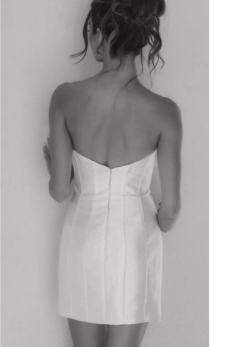 Untamed Petals Leonie Mini Dress, Alternate, color, Ivory