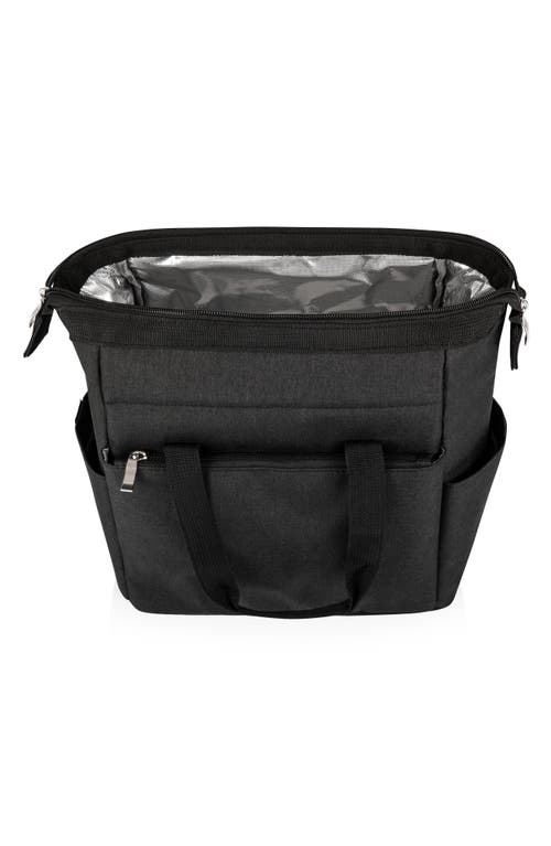 Picnic Time On The Go Cooler Lunch Tote Bag In Black