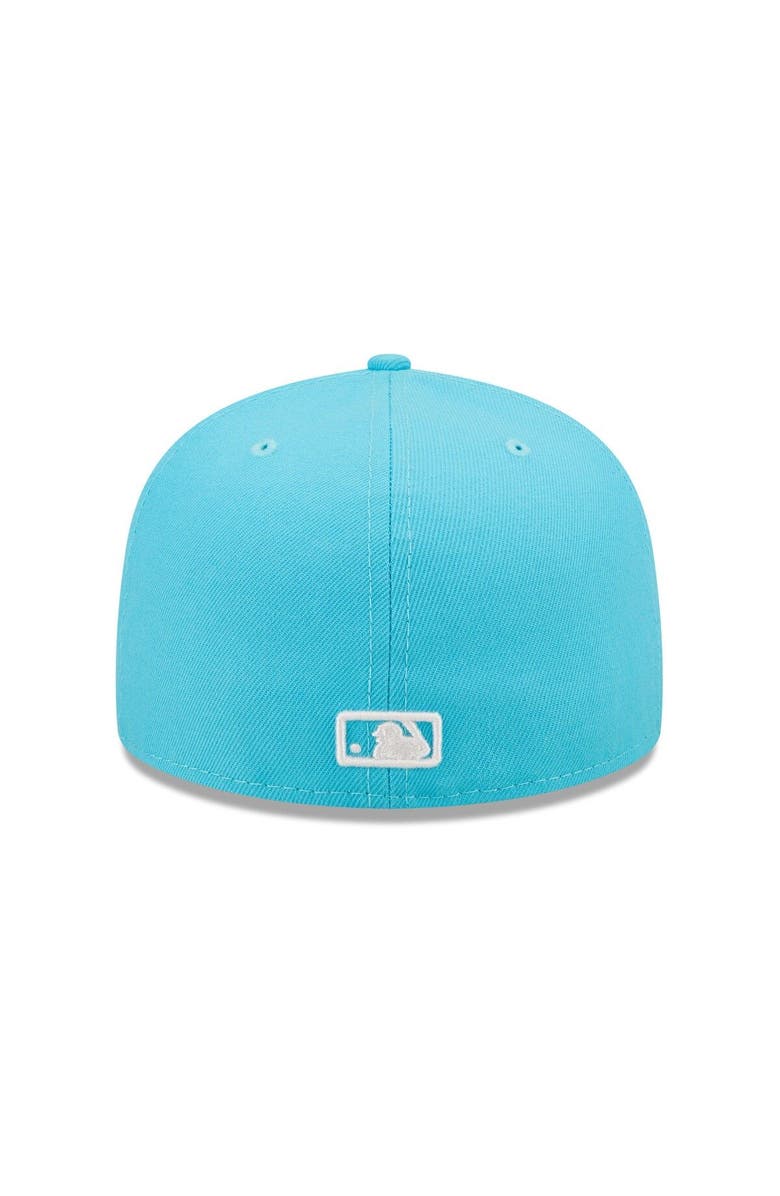 New Era Men's New Era Blue Los Angeles Dodgers Vice Highlighter Logo 59FIFTY Fitted Hat, Alternate, color, 