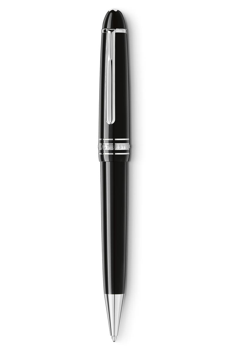 Montblanc Meisterstück Platinum Line Midsize Ballpoint Pen, Main, color, Black