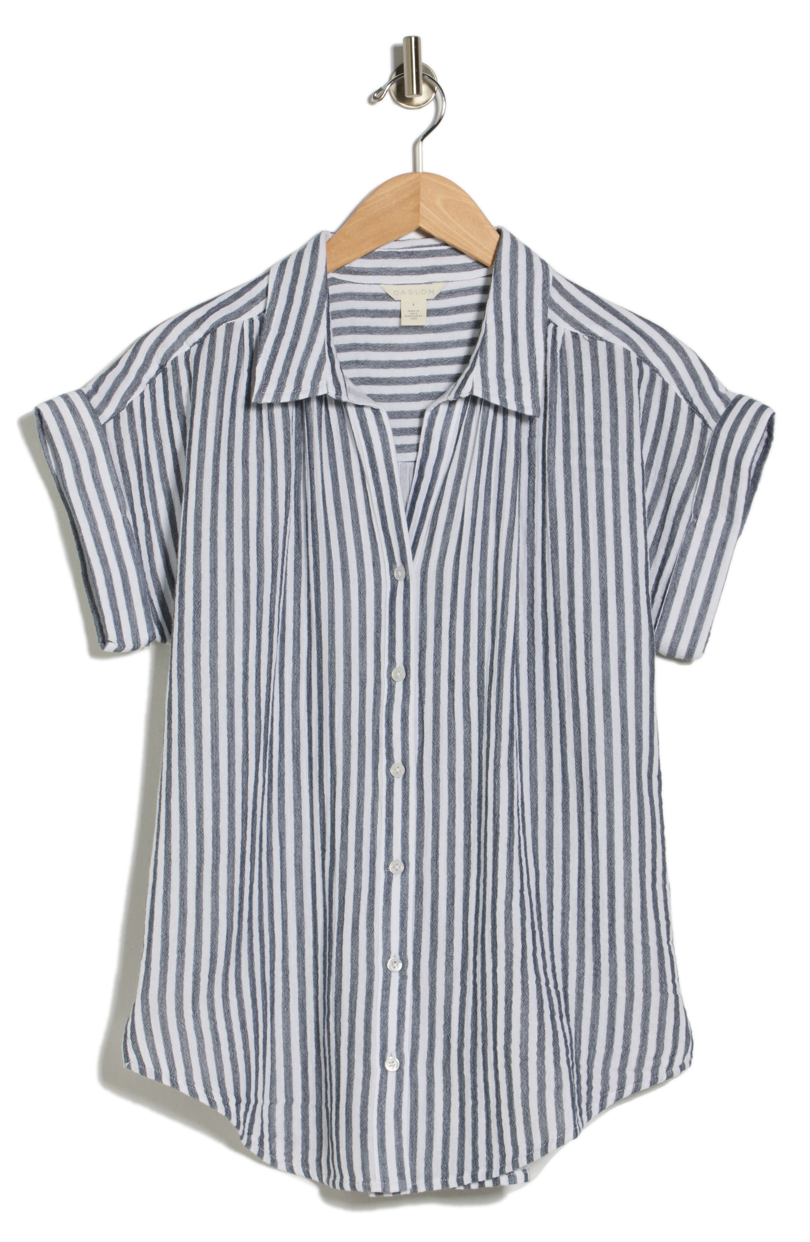 Duo Gauze Button-Up Shirt - image 2