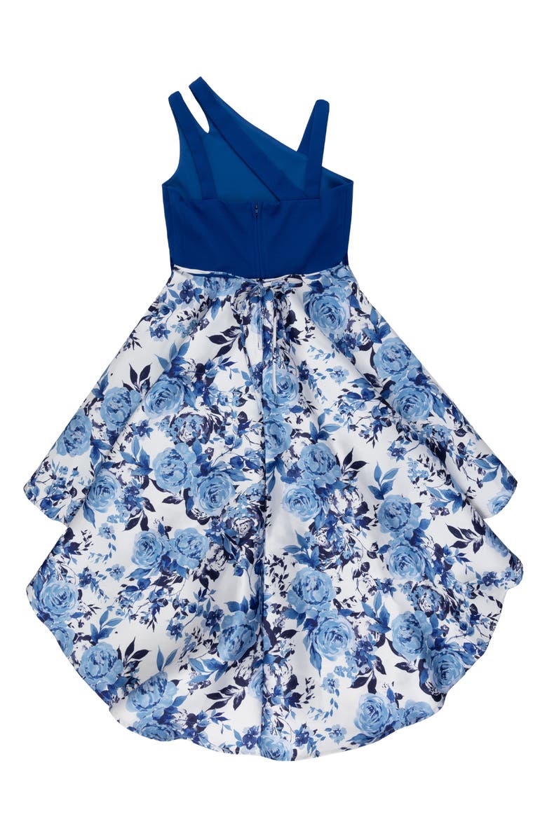 Speechless Kids' Floral High-Low Party Dress, Alternate, color, 