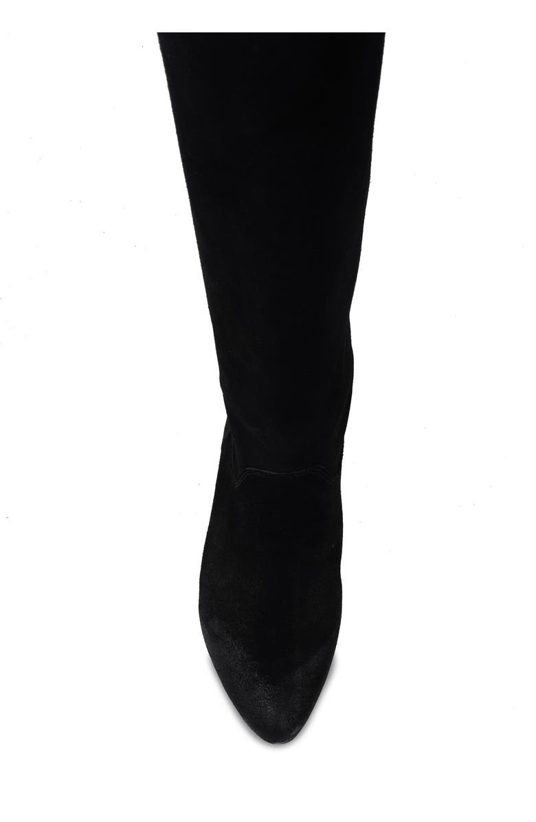 ZIGI Beretta Knee High Boot, Alternate, color, Black Suede