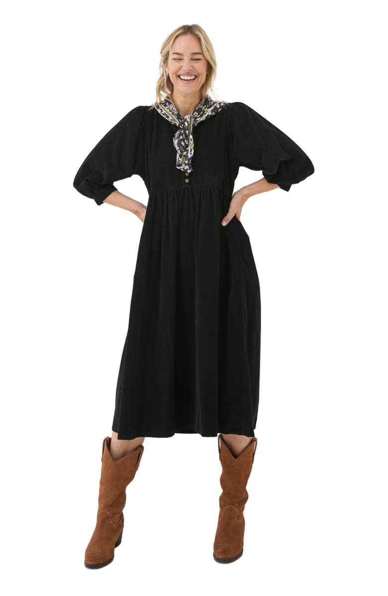 FatFace Women's Ceil Cord Midi Dress, Main, color, 