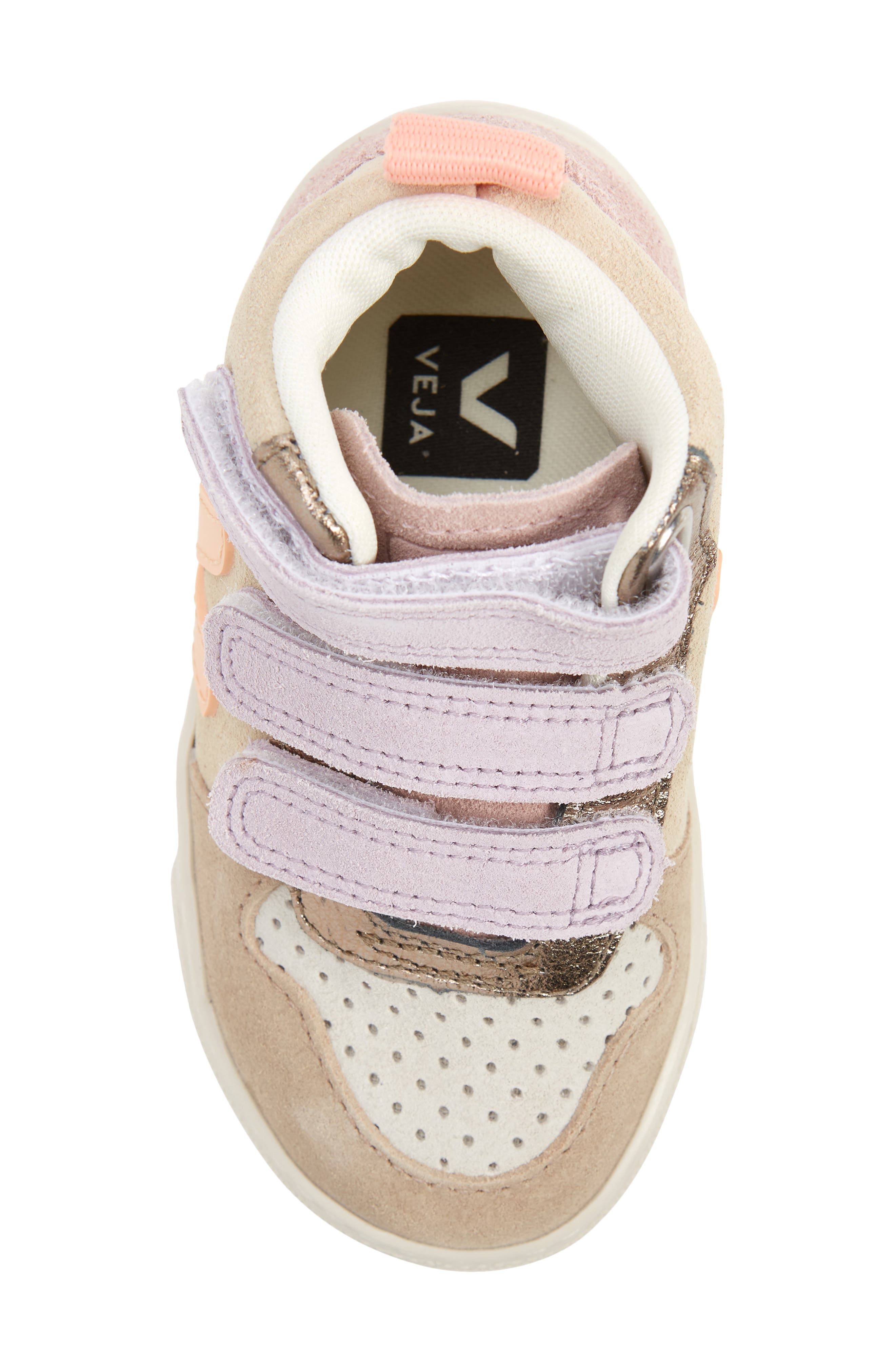 Veja Kids
 Small V-10 Sneaker, Alternate, color, Multico-Almond Peach