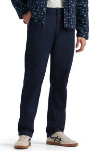 Lee Relaxed Pleated Straight Leg Jeans