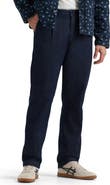 Lee Relaxed Pleated Straight Leg Jeans