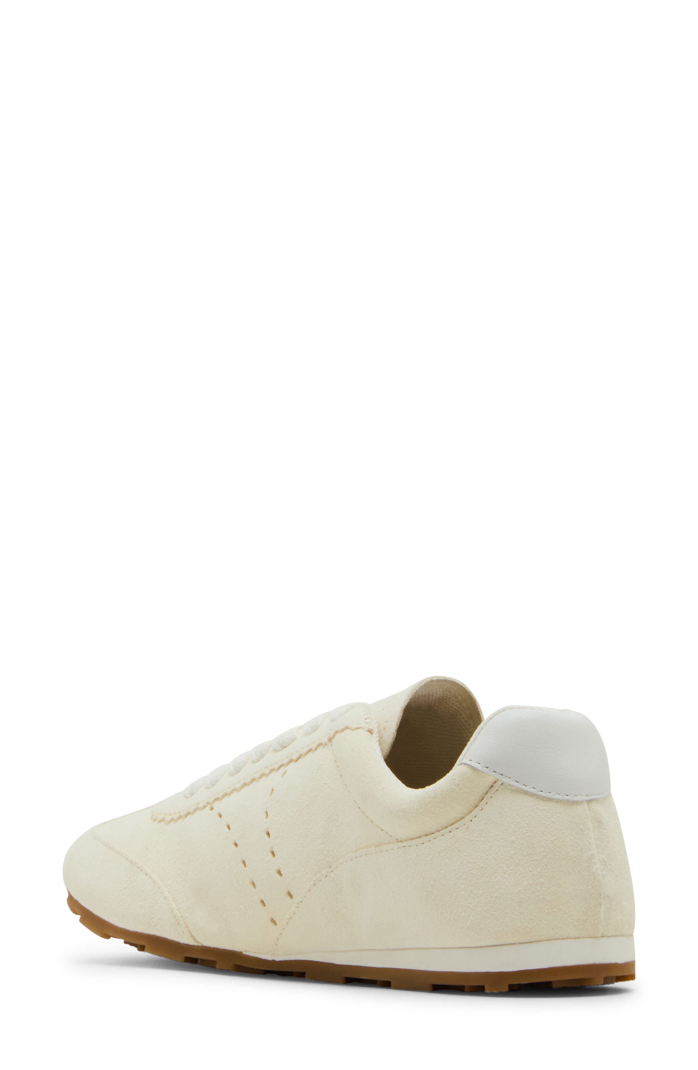 Carmen Waterproof Sneaker, Alternate, color, WHITE SUEDE