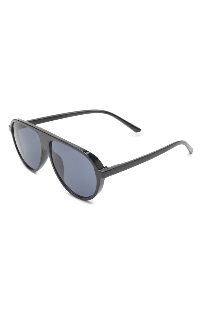 BP. Oversize Shield Sunglasses, Alternate, color, Black