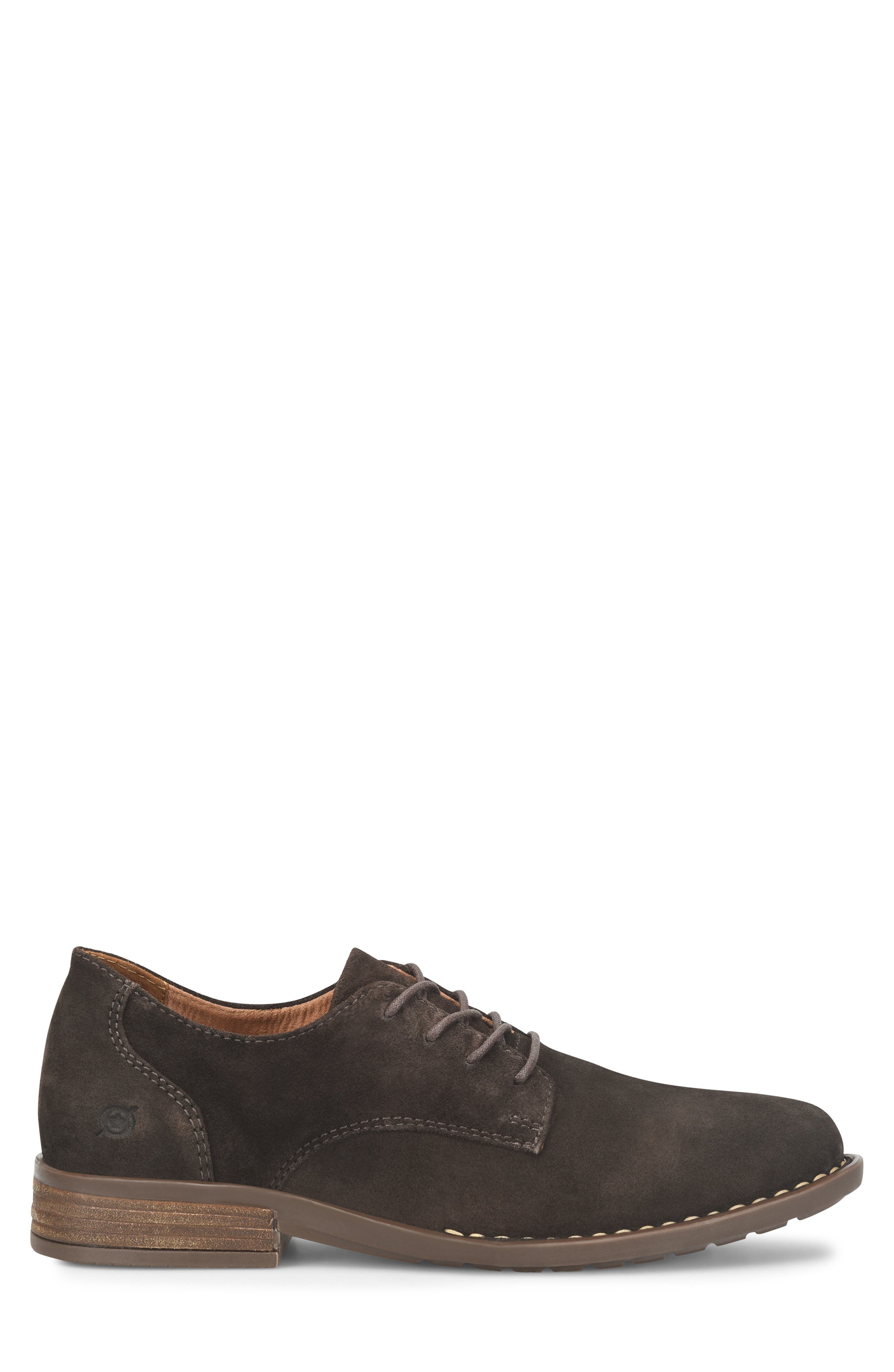 Børn Ryker Plain Toe Derby, Alternate, color, Chocolate Suede