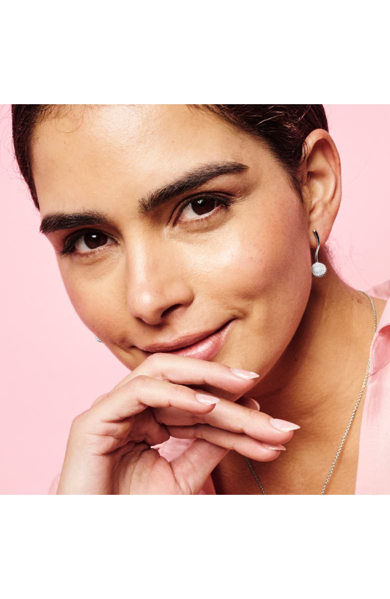 Toolally Pom Pom Drop Earrings - Sterling Silver, Alternate, color, Sterling Silver