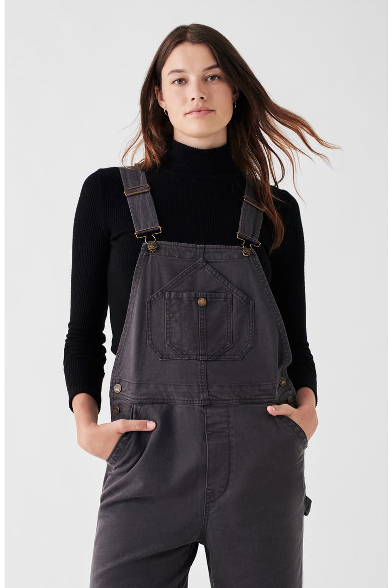 Mechanic Twill Overalls, Alternate, color, MINERAL CHARCOAL