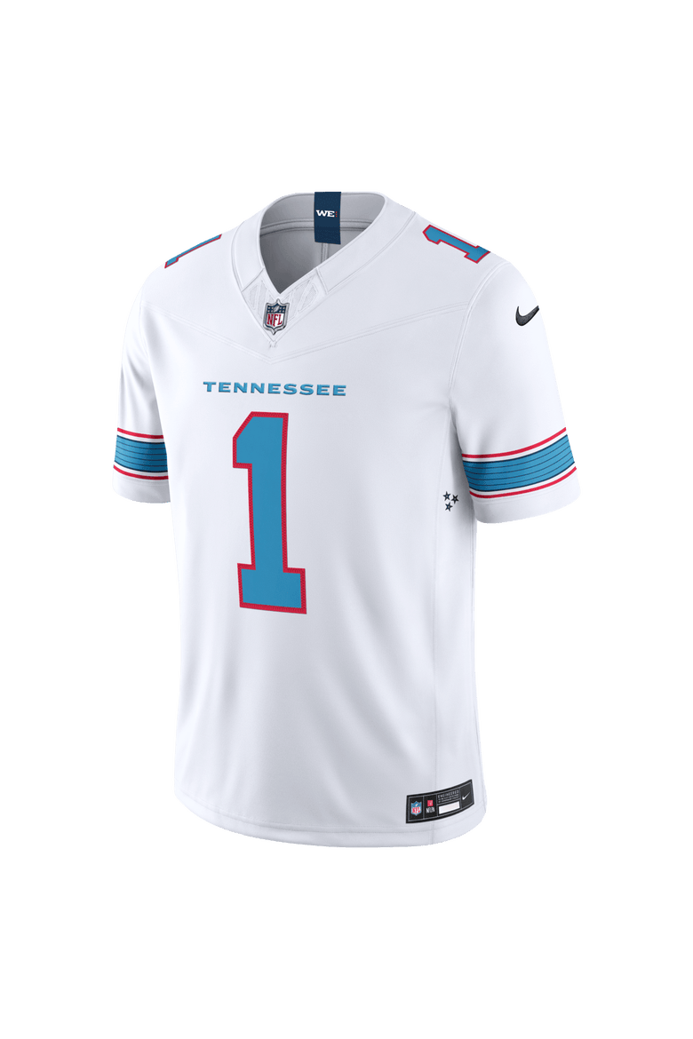 Men's Nike Cameron Ward White Tennessee Titans Vapor F.U.S.E. Stitched Limited Jersey, Alternate, color, White