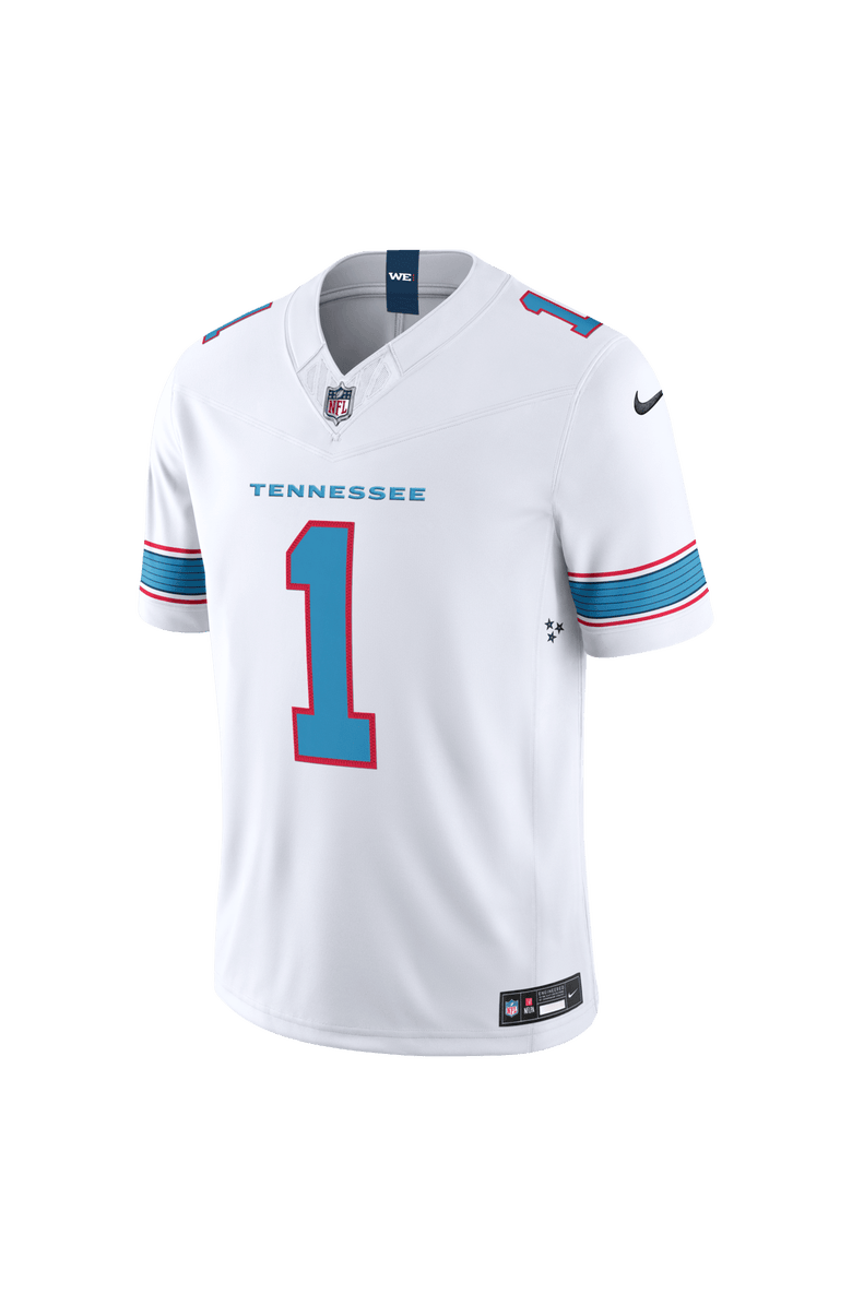 Nike Men's Nike Cameron Ward White Tennessee Titans Vapor F.U.S.E. Stitched Limited Jersey, Alternate, color, White