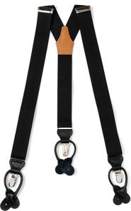 Cufflinks, Inc. Heathered Grey Adjustable Suspenders