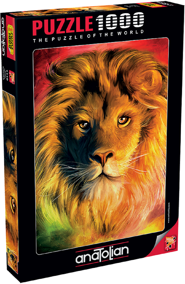 Anatolian The Lion 1000 piece Jigsaw Puzzle for Adults, Main, color, Multicolor