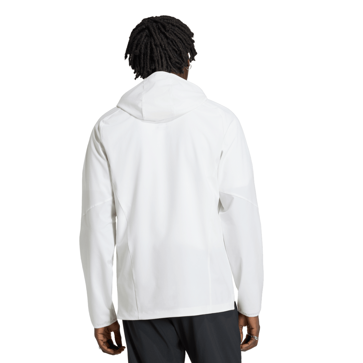 Men's adidas  White Charlotte FC Tiro Travel Full-Zip Hooded Windbreaker - image 2