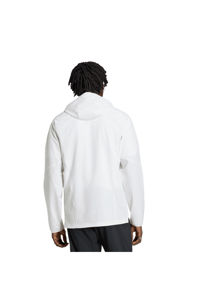 adidas Men's adidas  White Charlotte FC Tiro Travel Full-Zip Hooded Windbreaker, Alternate, color, White