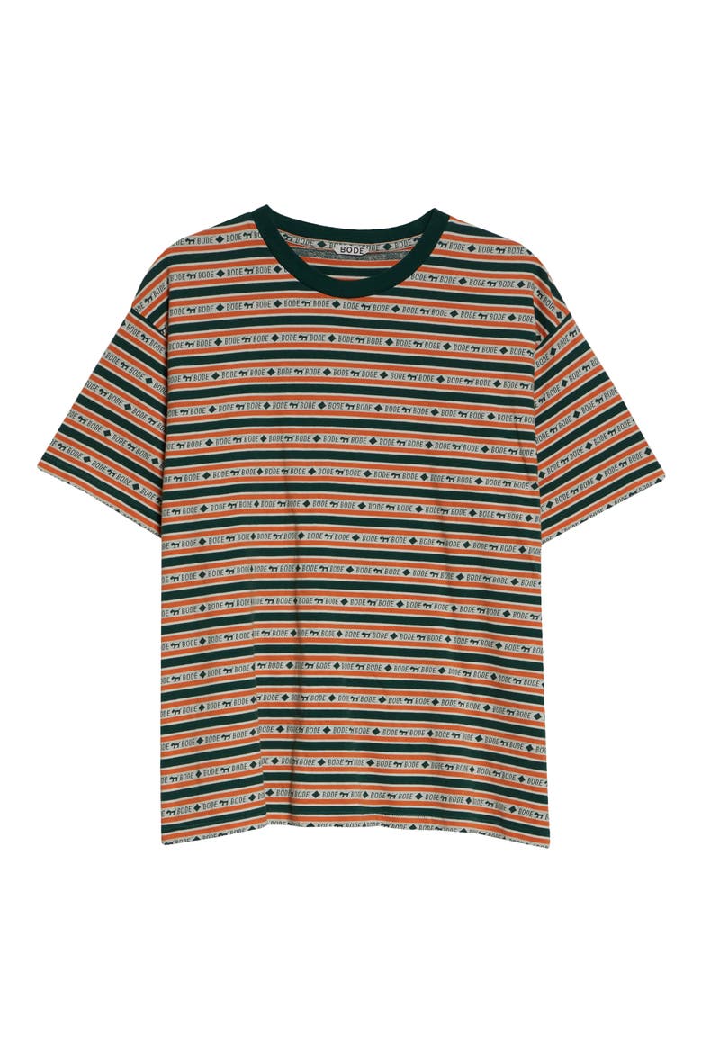 Scottie Jacquard Boxy T-Shirt, Alternate, color, GREEN