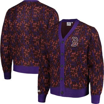 PLEASURES Men's PLEASURES Purple Boston Red Sox Cheetah