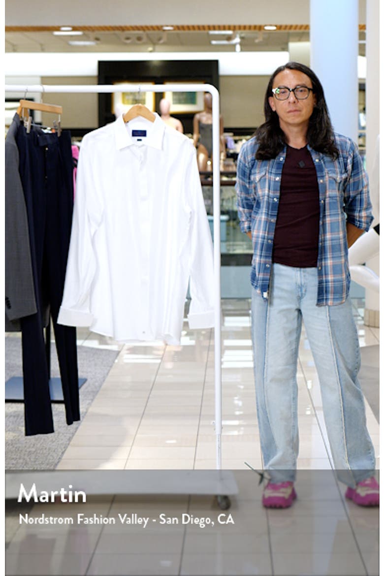 Trim Fit French Cuff Tuxedo Shirt video