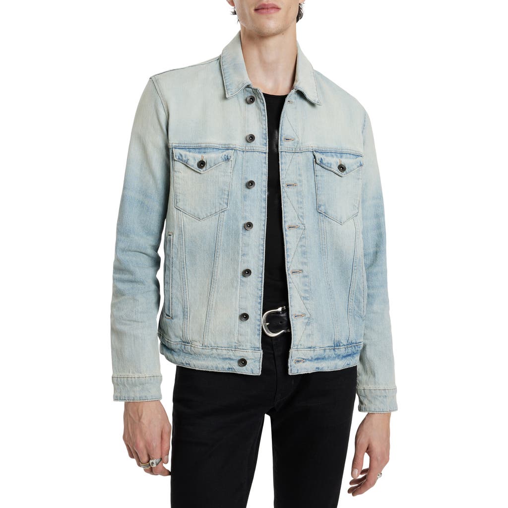 John Varvatos Marshall Western Shirt In Blue