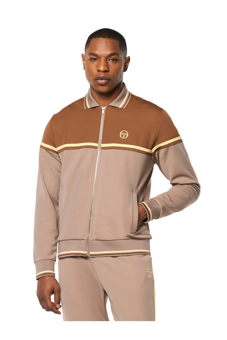 Olmi Track Jacket, Main, color, TAUPE GREY