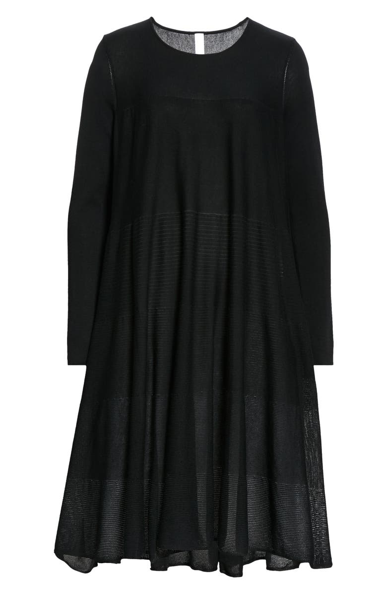 Merlette Addison Rib Detail Long Sleeve Dress, Alternate, color, 
