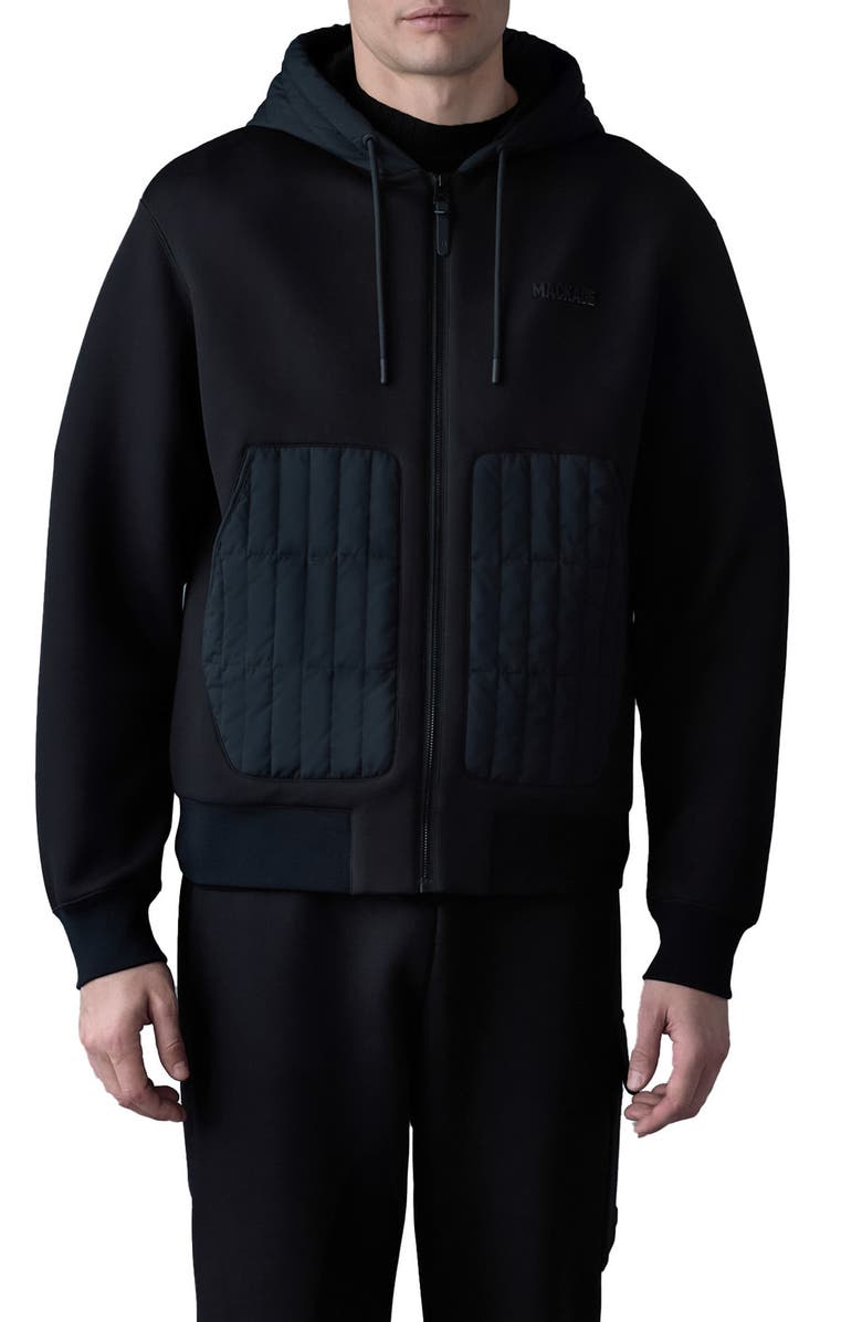 Mackage Cruz Quilted Down Fill Panel Hooded Jacket, Main, color,