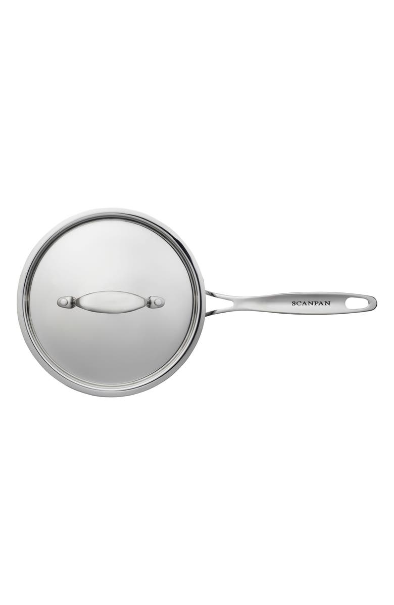 Scanpan Fusion 5 2.5-Quart Saucepan & Lid, Alternate, color, Silver