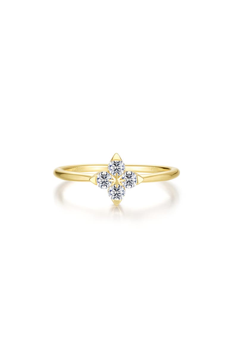 Lafonn Trillium Bloom Simulated Diamond Ring, Main, color,