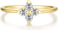 Lafonn Trillium Bloom Simulated Diamond Ring
