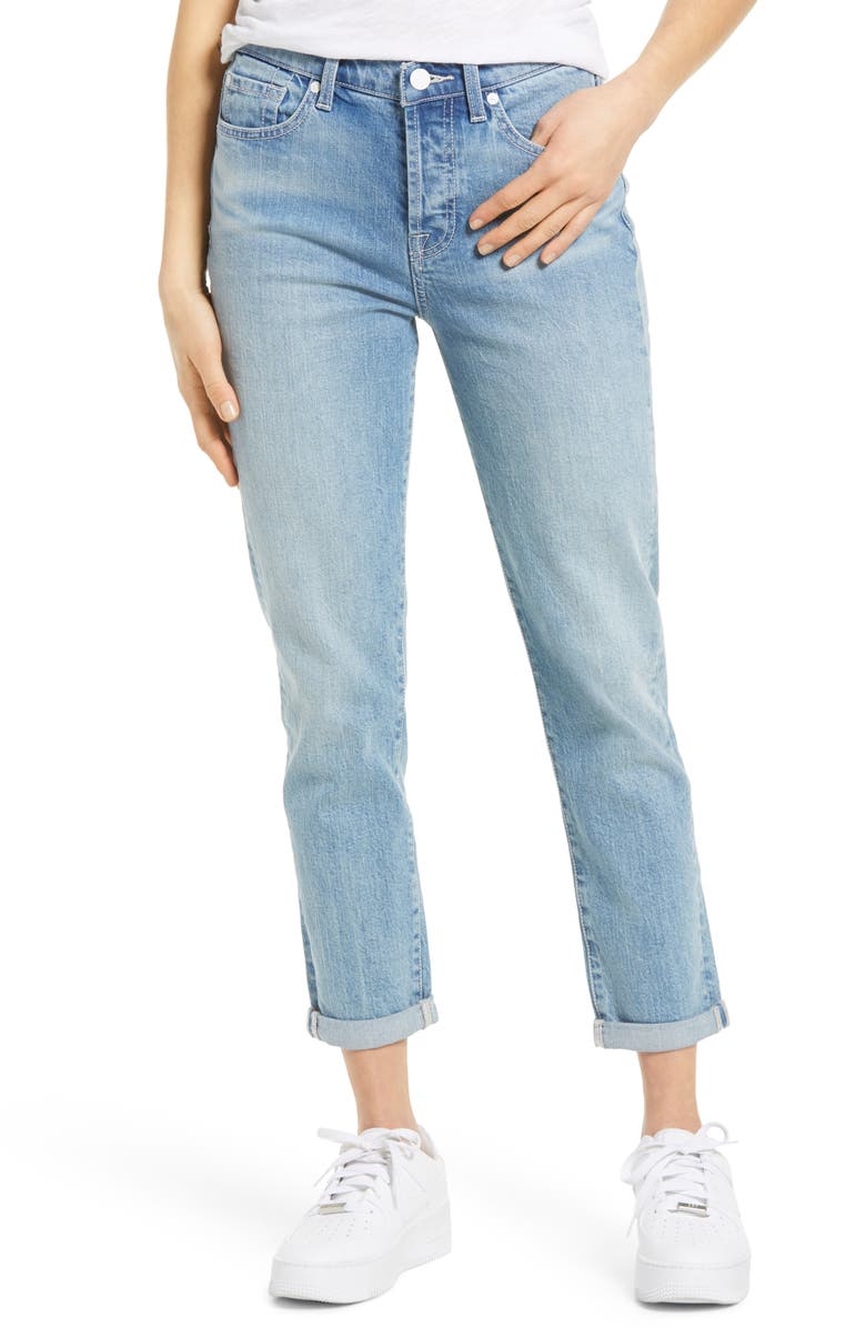7 For All Mankind Josefina High Waist Boyfriend Jeans, Main, color, 