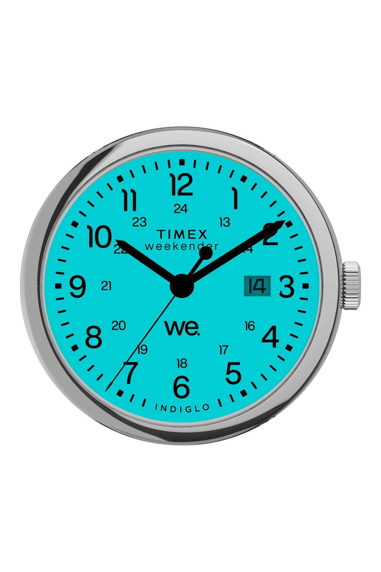 Weekender Canvas Strap Watch, 37mm, Alternate, color, BLACK