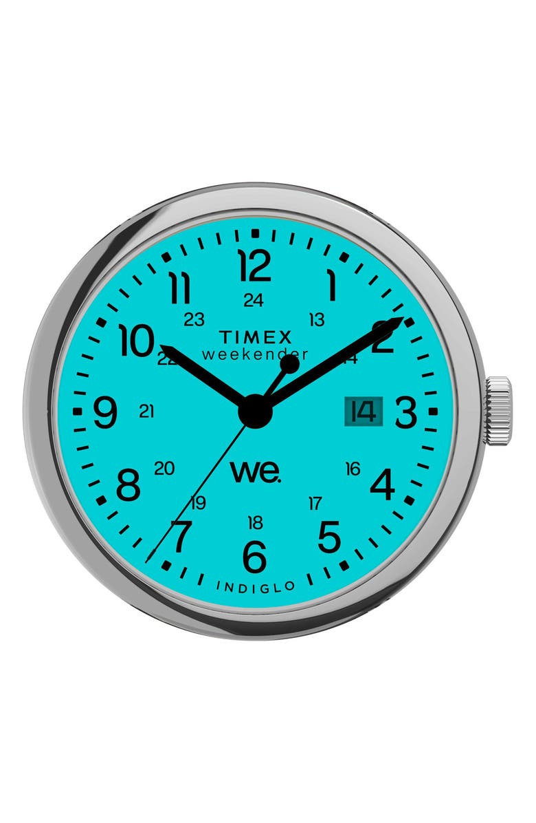 Timex<sup>®</sup> Weekender Canvas Strap Watch, 37mm, Alternate, color, Black