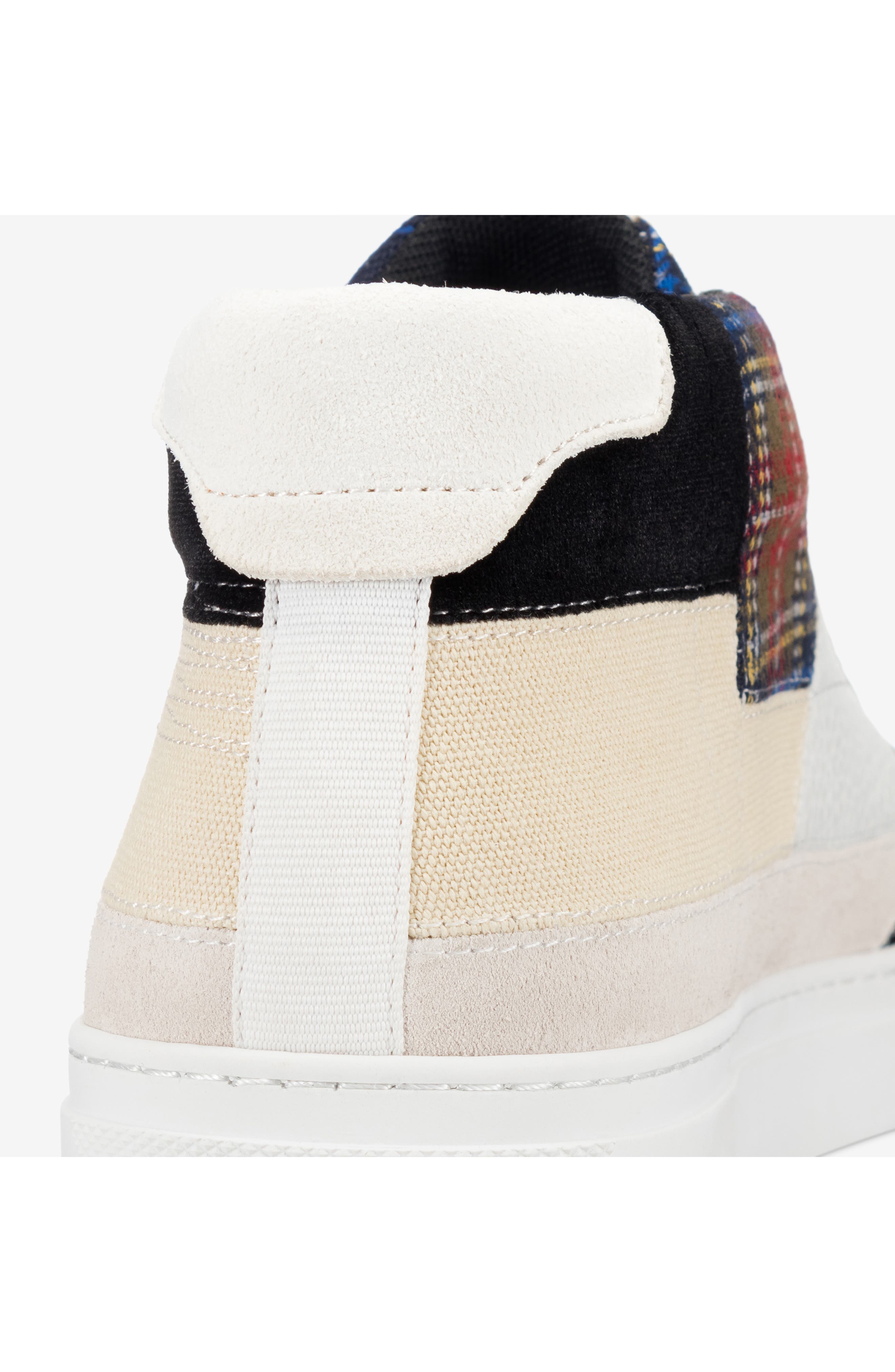 GREATS Royale High Patchwork Sneaker, Alternate, color, White Multi