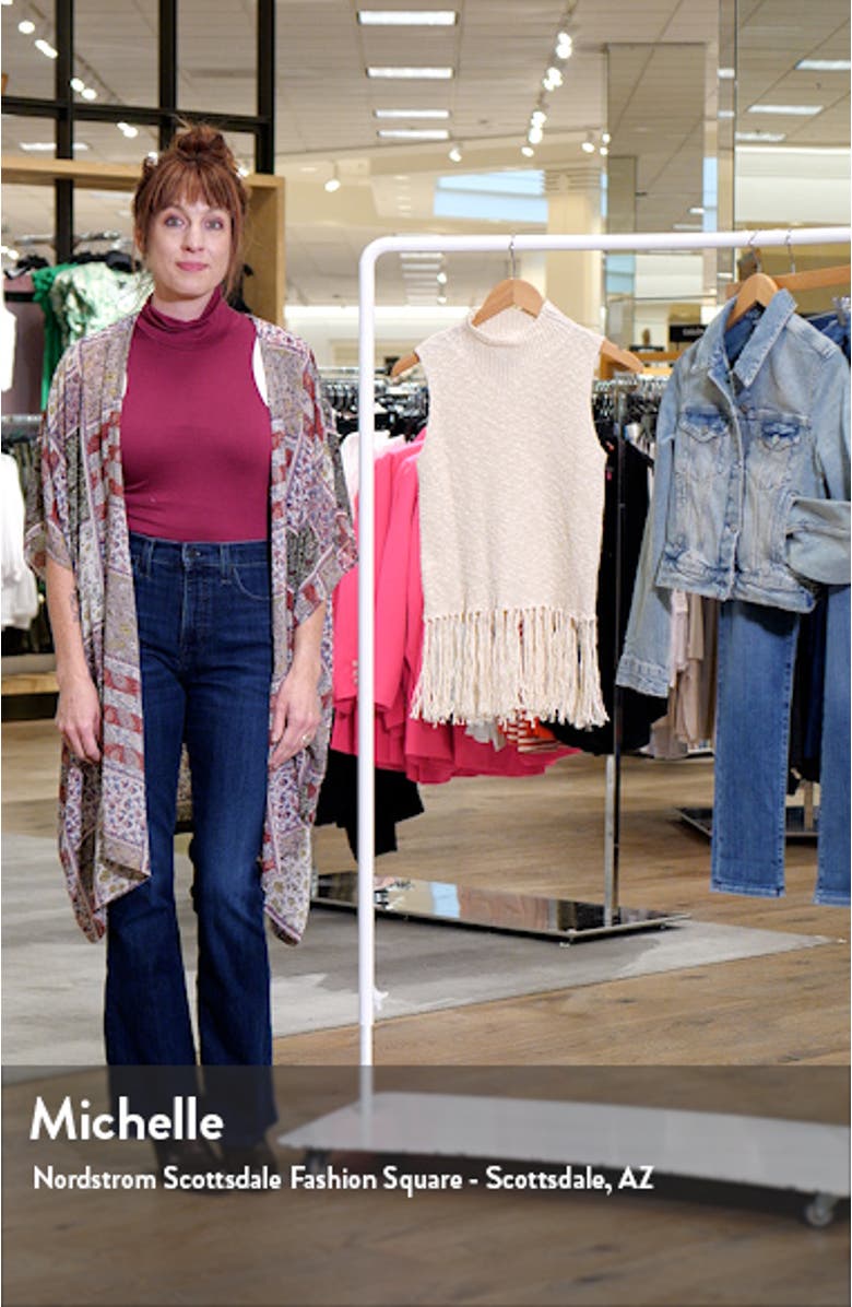 Astrid Fringe Hem Knit Tank, sales video thumbnail